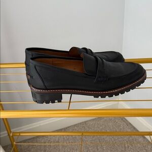 Madewell Black Leather Loafers
